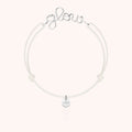 Bracelet Cordon Phosphorescent Personnalisé en argent sterling 925 — bijou artisanal fait main