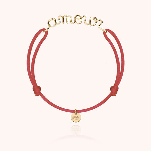 or jaune laminé - cerise