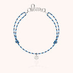 Bracelet Cordon Slim Knot Personnalisé en argent sterling 925 — bijou artisanal fait main