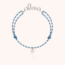 Bracelet Cordon Slim Knot Personnalisé en argent sterling 925 — bijou artisanal fait main