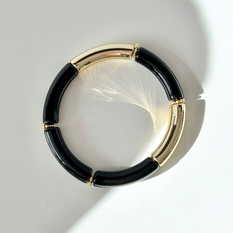 Bracelet Cosmic Love - Noir/Doré