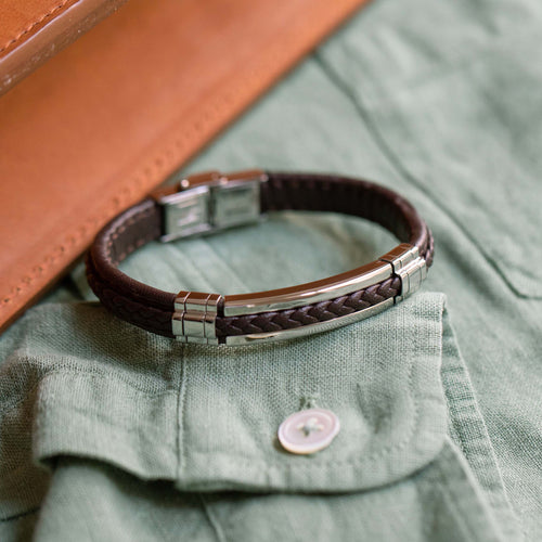 Bracelet Homme – Savile Marron