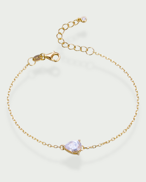 Bracelet Pear Glow - Doré