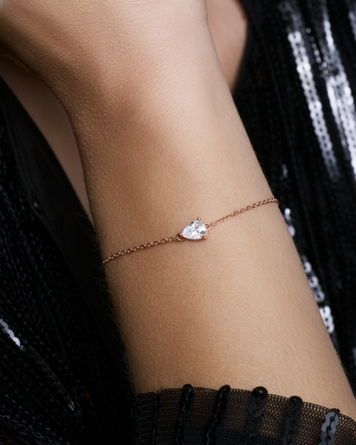 Bracelet Pear Glow - Rose