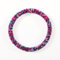 Bracelet Népalais #114 - Rose Et Vert