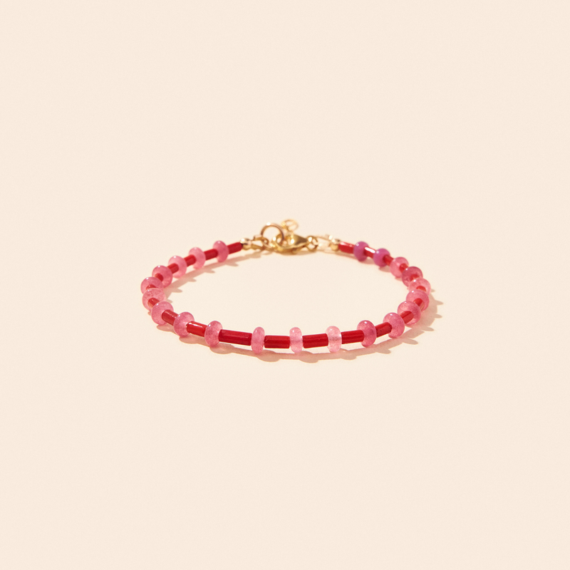 Le Bracelet Collioure Bambou De Mer Et Quartz