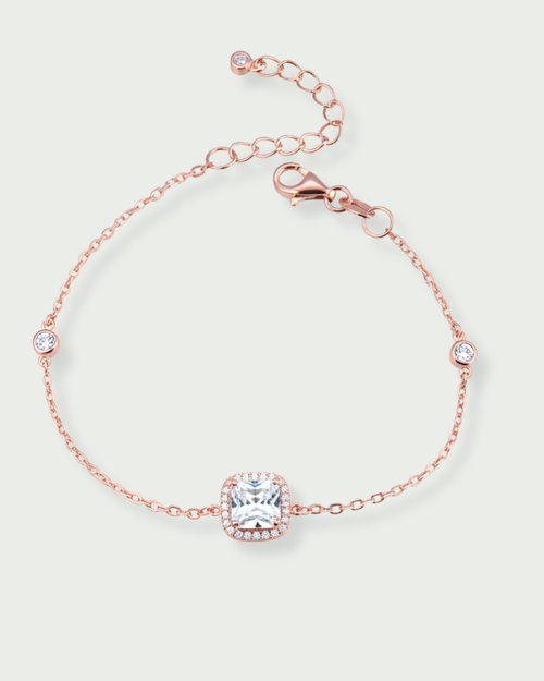 Bracelet Sweet Rectangle - Rose