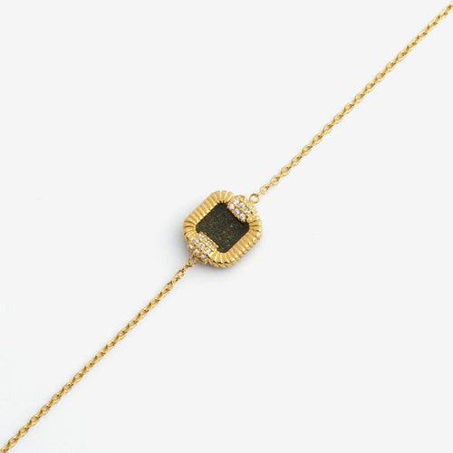 Bracelet strata pyrite