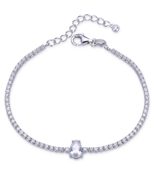 Bracelet Tennis Éclat - Blanc