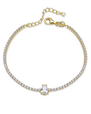 Bracelet Tennis Éclat - Doré