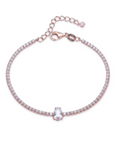 Bracelet Tennis Éclat - Rose