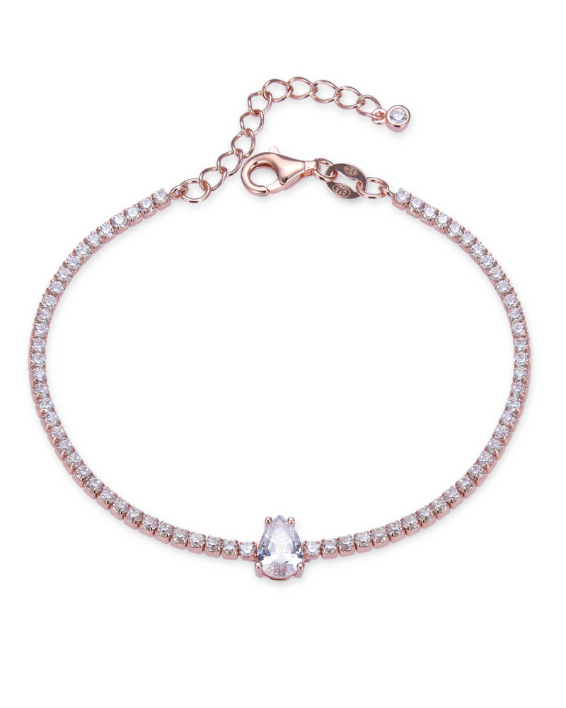 Bracelet Tennis Éclat - Rose