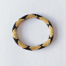 Pulsera Nepalesa #3 - Negra y Dorada