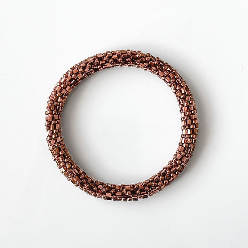 Nepalese Bracelet #41 - Glazed Brown