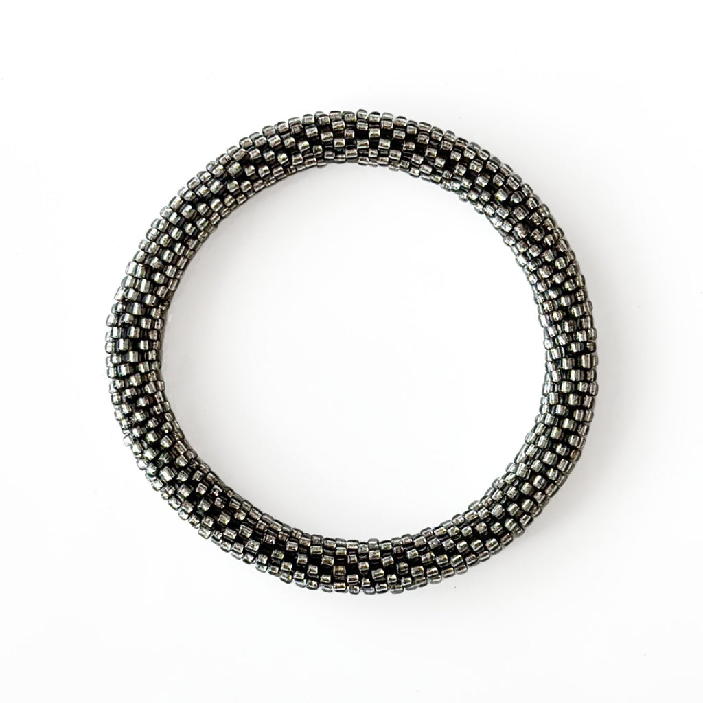 Bracciale nepalese #47 - Argento antico