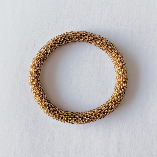 Bracelet Népalais #5 - Or Antique