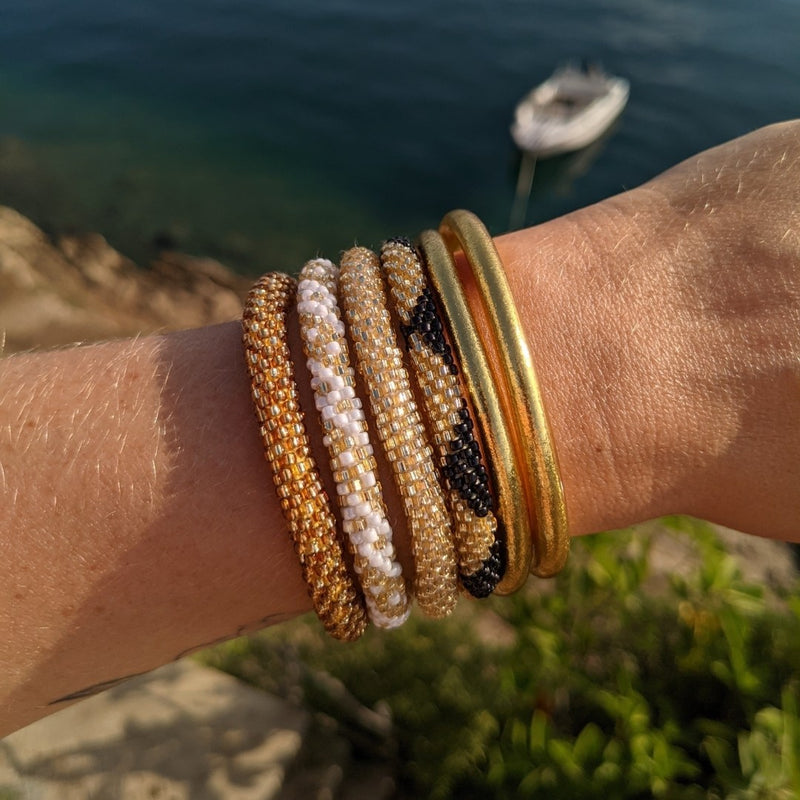 Pulsera Nepalesa #5 - Oro Antiguo