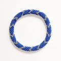 Nepalese Bracelet #98 - Blue and White