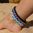 Bracelet Népalais De Cheville - Aztèque