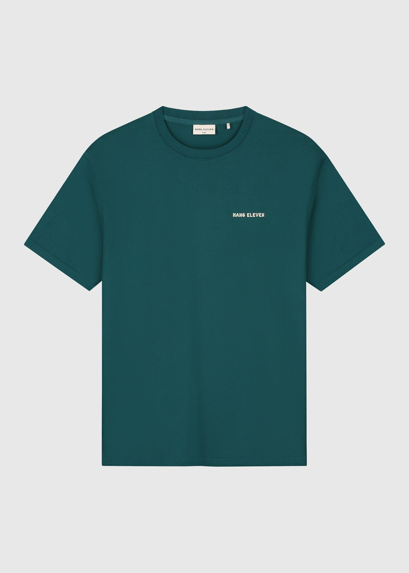 Camiseta con logo Carrier - Verde azulado