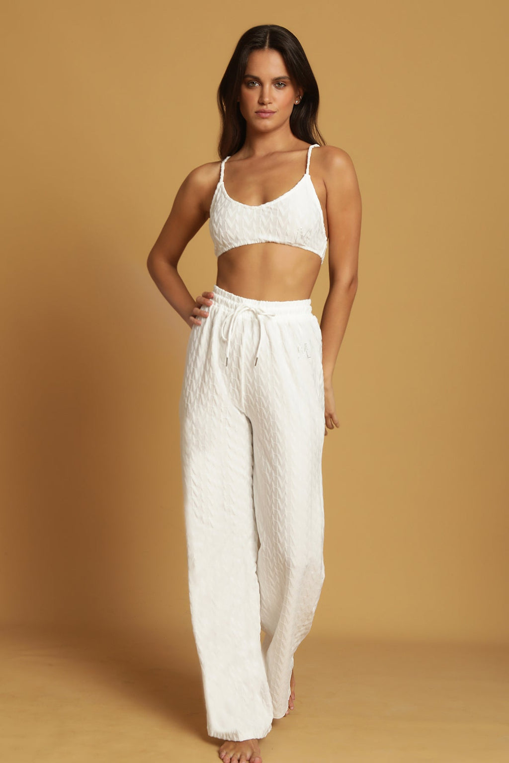 Top Bra - Rizo Blanco
