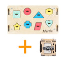 Duo Busy Board Maisonnette Natura & Cube Interactif