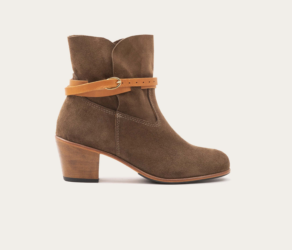 Stivaletti Brigitte - Velours Taupe - Donna