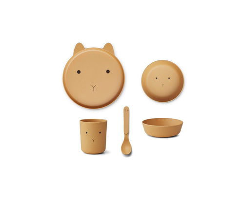 Brody Junior Dinnerware Set - Rabbit Yellow Mellow