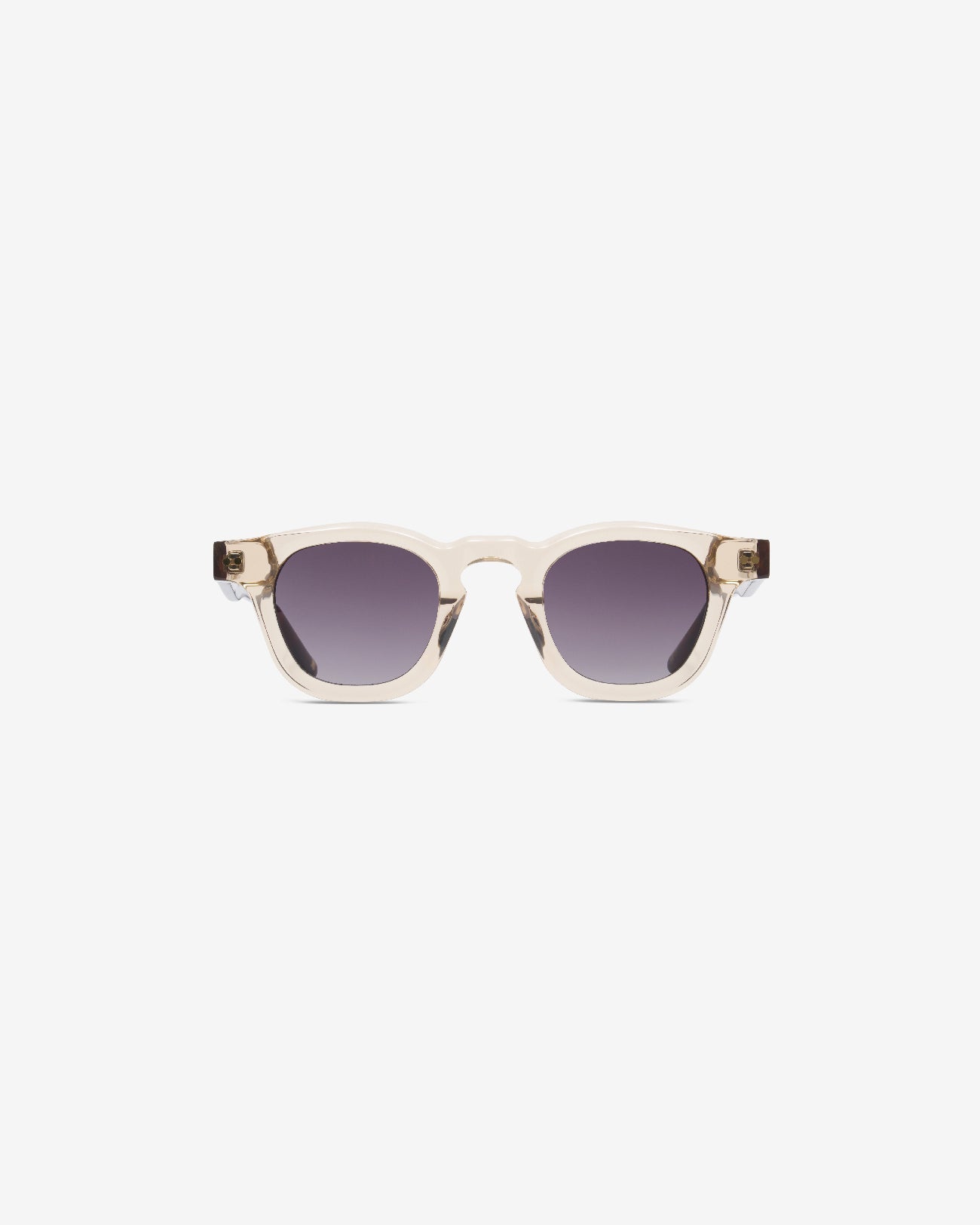 Lunettes de soleil Bruce Champagne — monture pantos acétate, vue de face