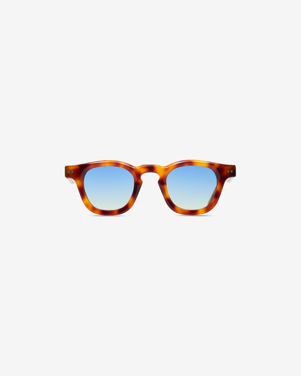 Gafas de sol Bruce Ecaille: montura pantos de acetato, vista frontal