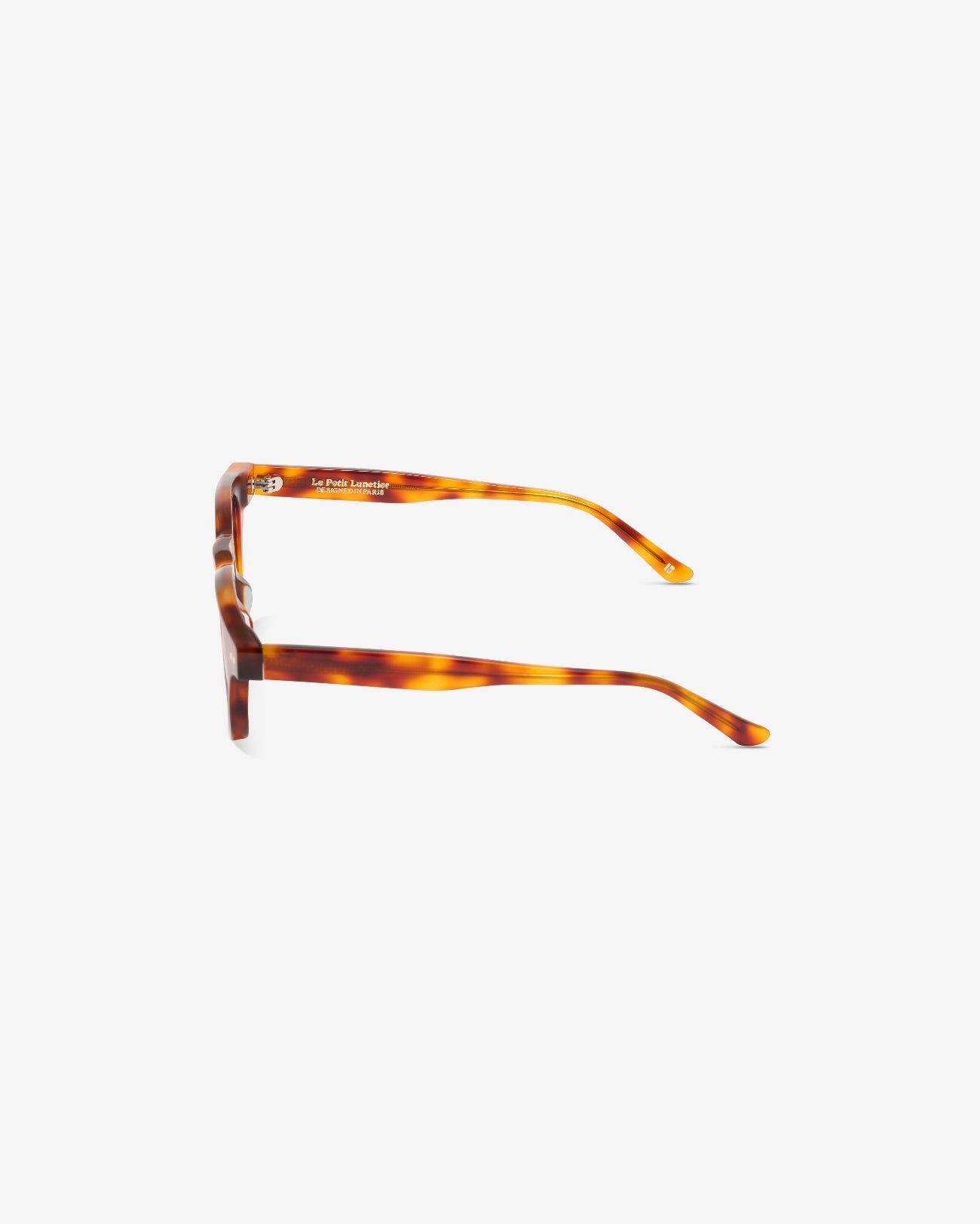Gafas de sol Bruce Ecaille: montura pantos de acetato, vista de perfil