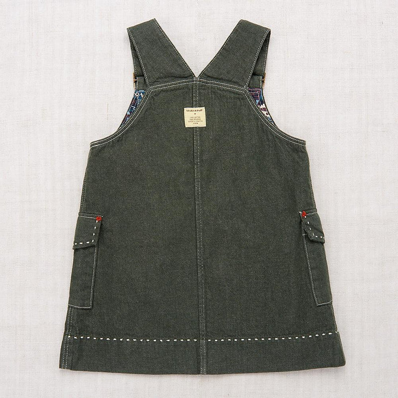 Jumper dress in wise denim - Misha & Puff selection available on www.amaetc.com, eco-friendly concept store for children