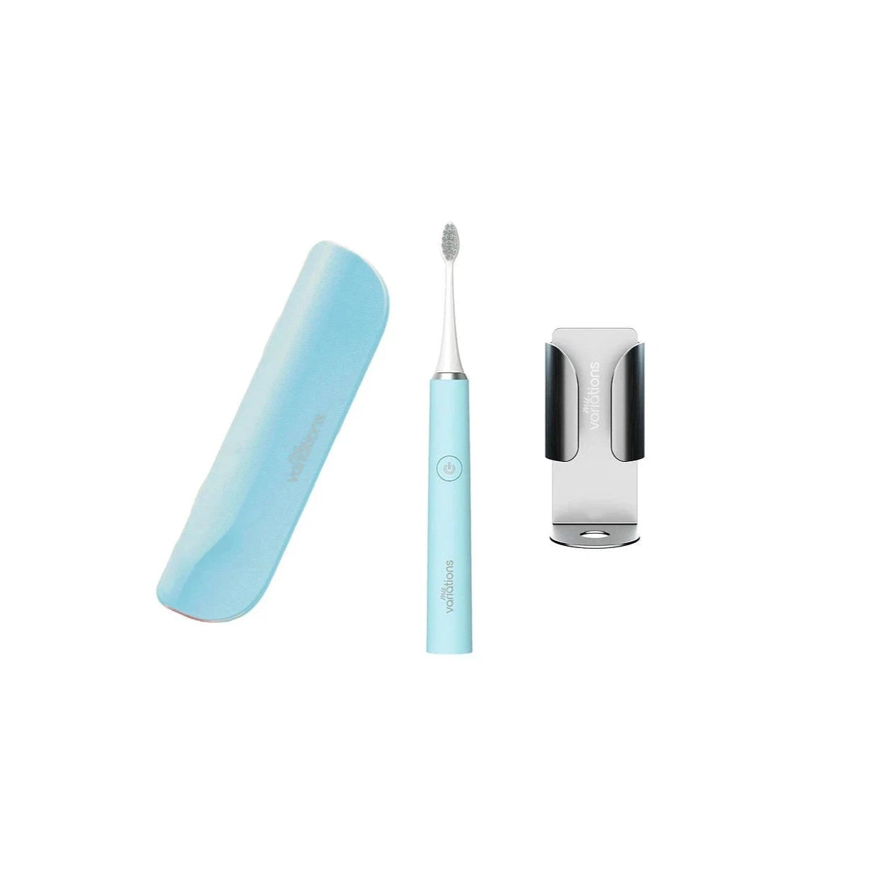 Blue Brush + Case + Support