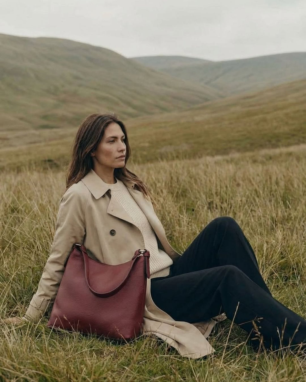 Orient Shoulder Bag - Bordeaux