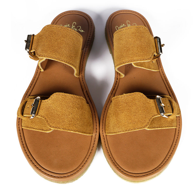 Sandales Byron Daim Camel