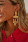 Boucles D’Oreilles Acier - Jia Dorées