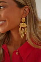 Boucles D’Oreilles Acier - Jia Dorées