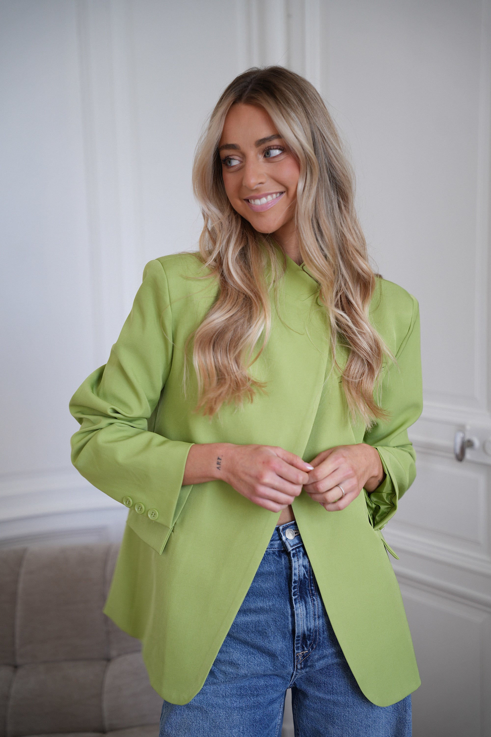 Manon Green - Asymmetrical Blazer