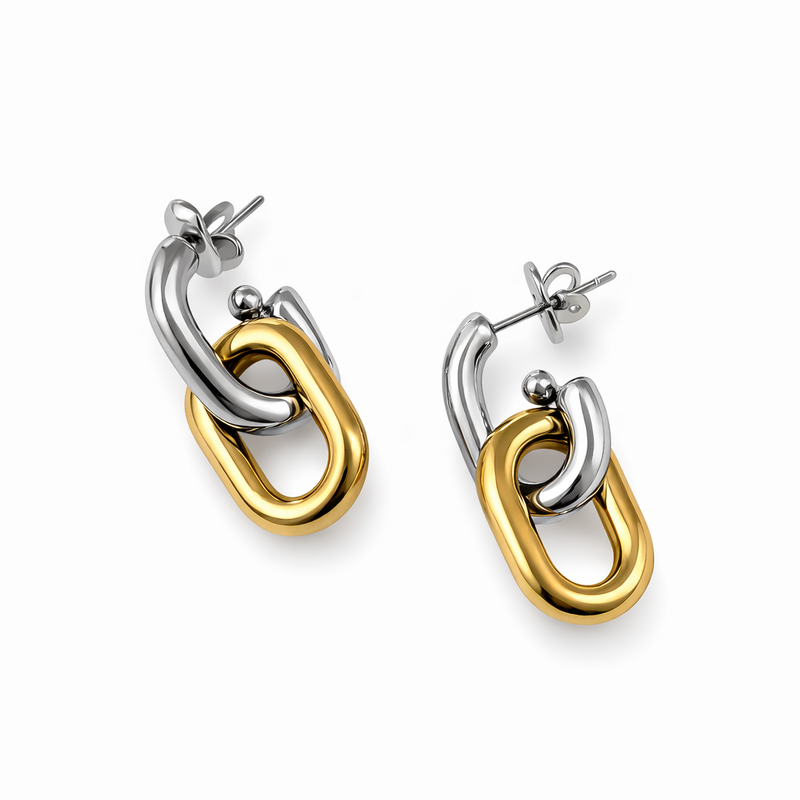 Boucles D'Oreilles Milova - Doré, Argent Ou Bicolore