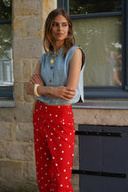 Constant Red Polka Dot Trousers