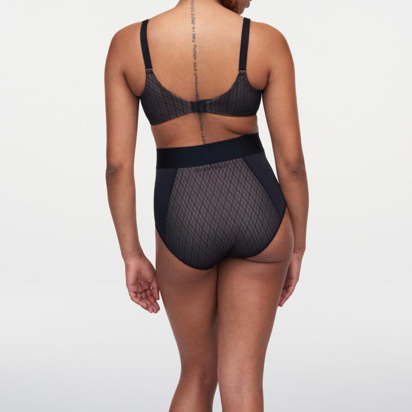 Smooth Li Bra - Black/Beige