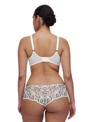 Soutien-Gorge Fleurs - Milk / Noir