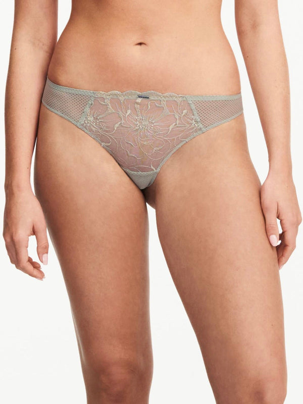 Tanga Flores - Verde Té
