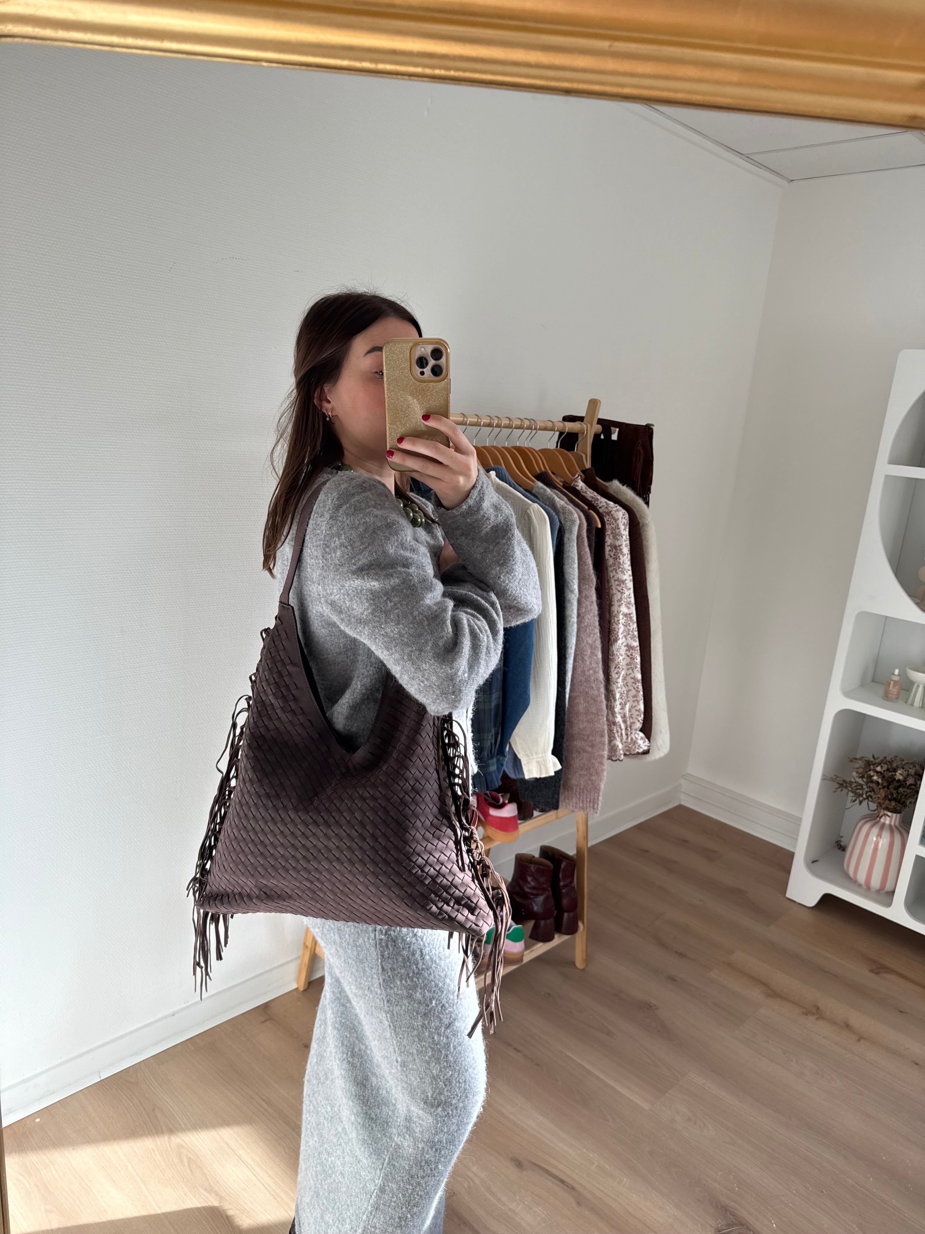 Large brown Julia handbag