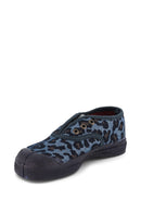 Elly Shiny Leo Tennis Shoes - Denim Leo - Child
