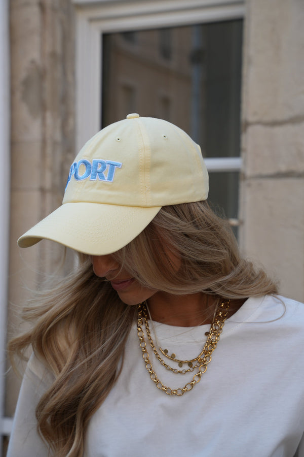 Casquette Brodée Roby - Jaune