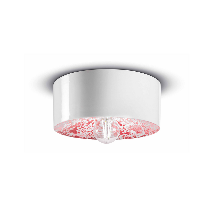 Plafonnier Pi - Rouge Ming