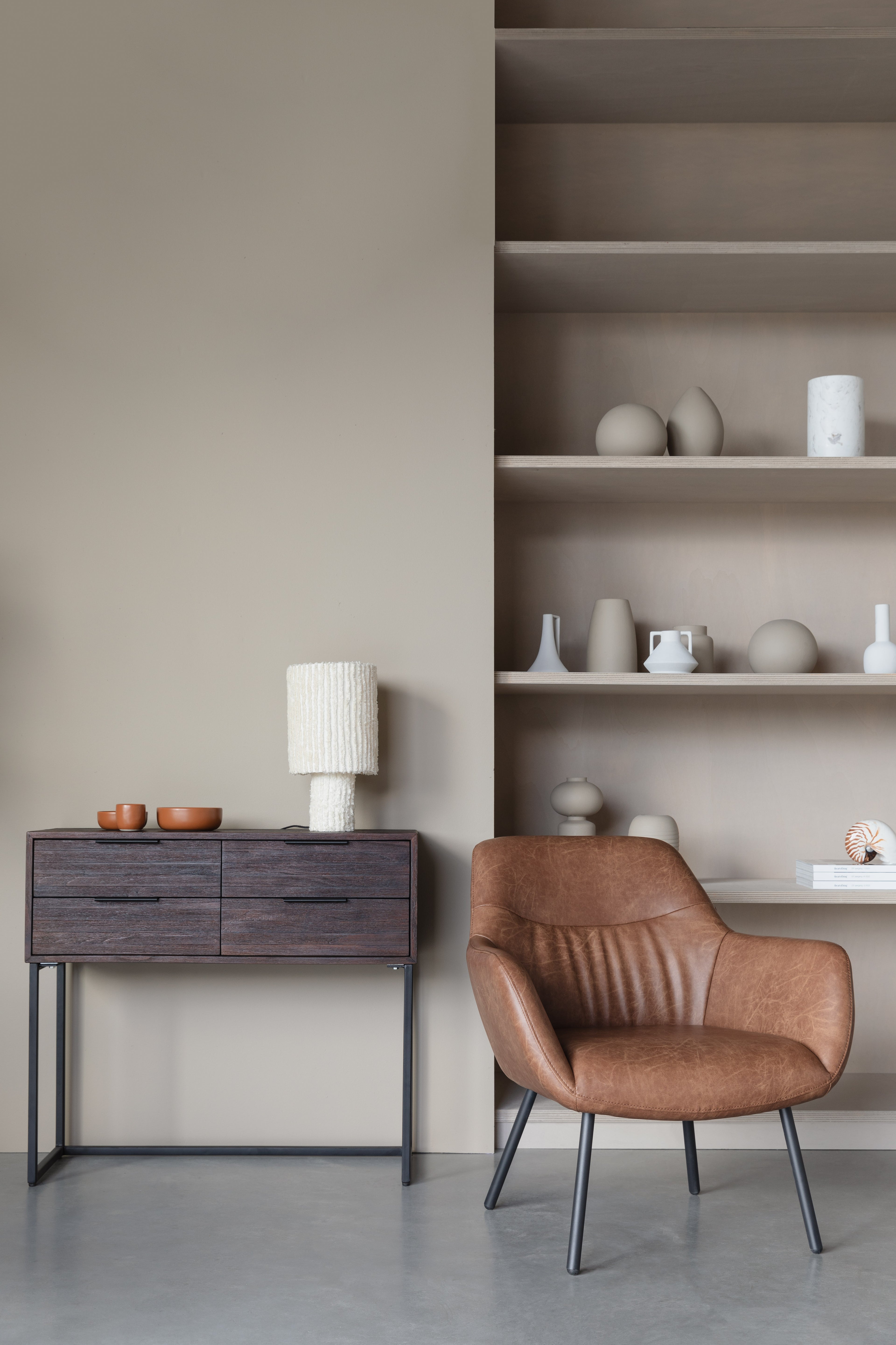 Webster S - Wardrobe - Teak - Brown
