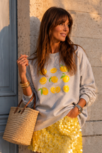 Sudadera Limón - Gris