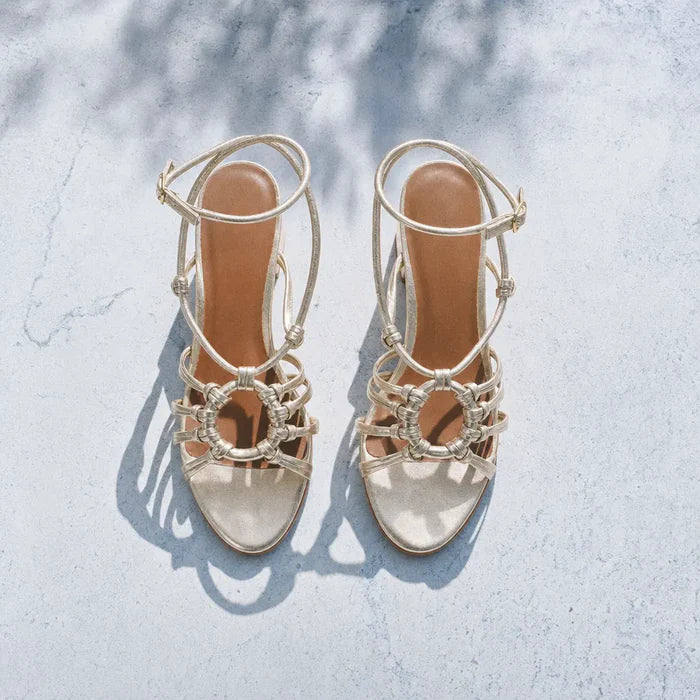 Sandalias Deekshitha - Platino